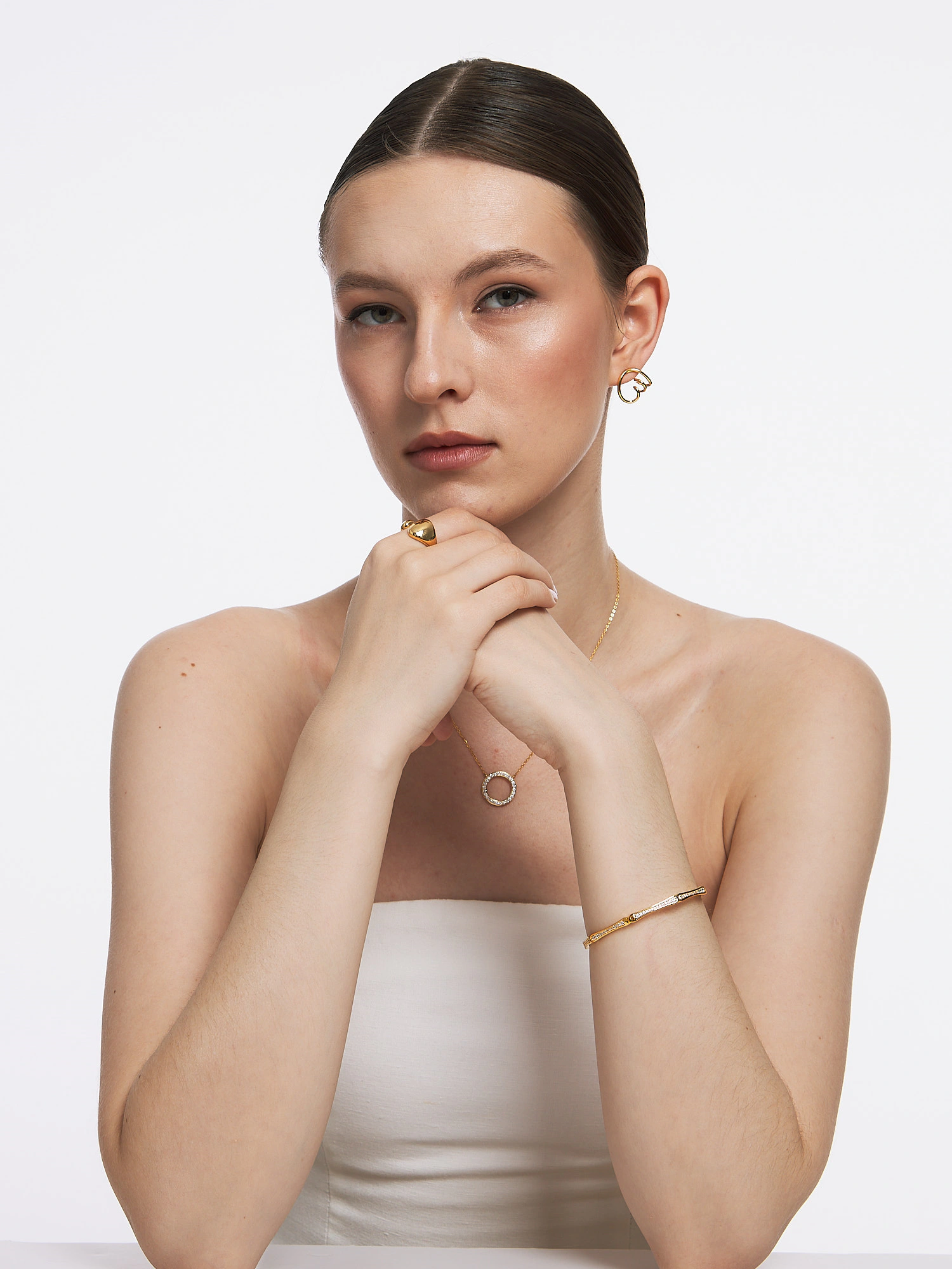 Ella Sculpted Hoops — изображение 4