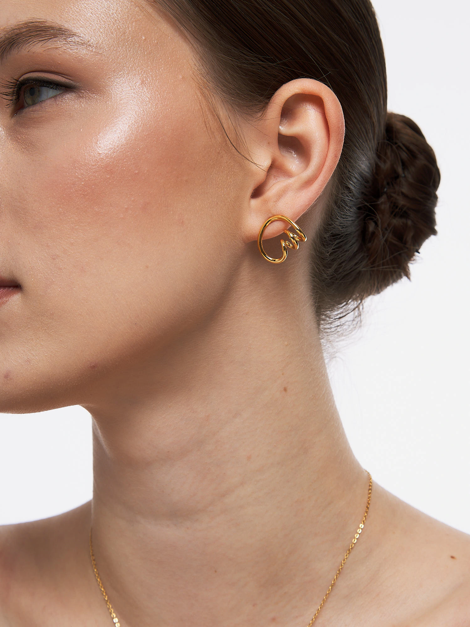 Ella Sculpted Hoops — изображение 5
