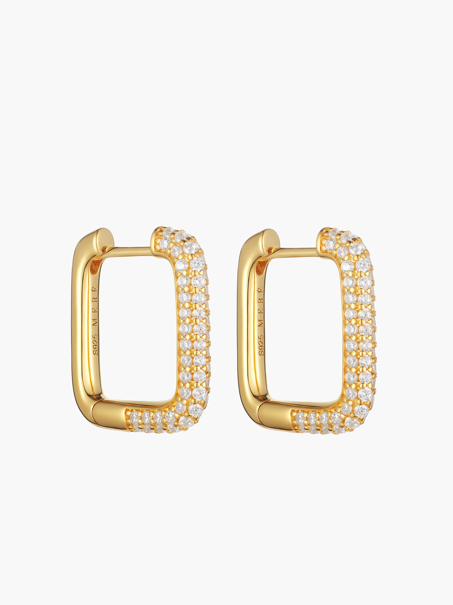 Clara Square Hoops