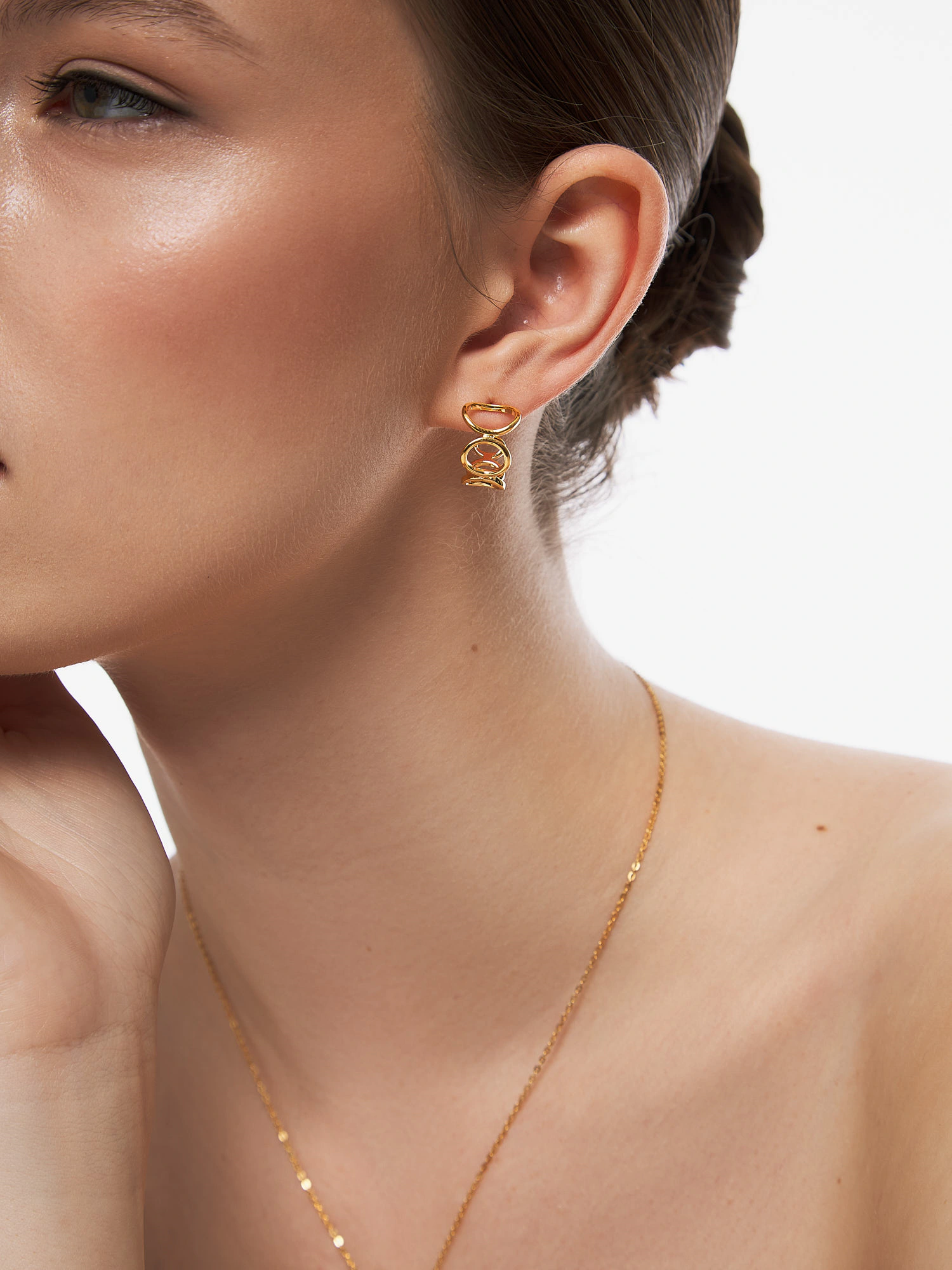 Chloe Chain Hoops — изображение 3