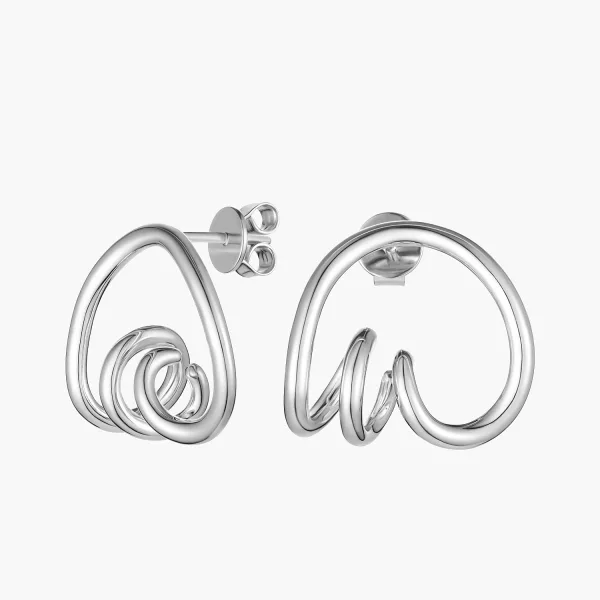Ella Sculpted Hoops