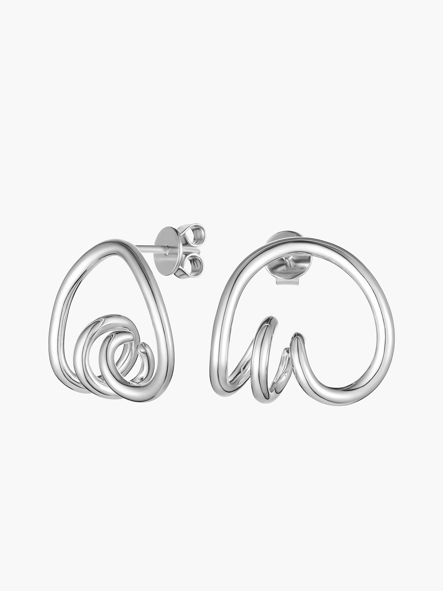 Ella Sculpted Hoops