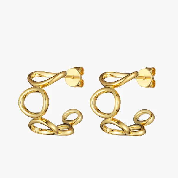 Chloe Chain Hoops
