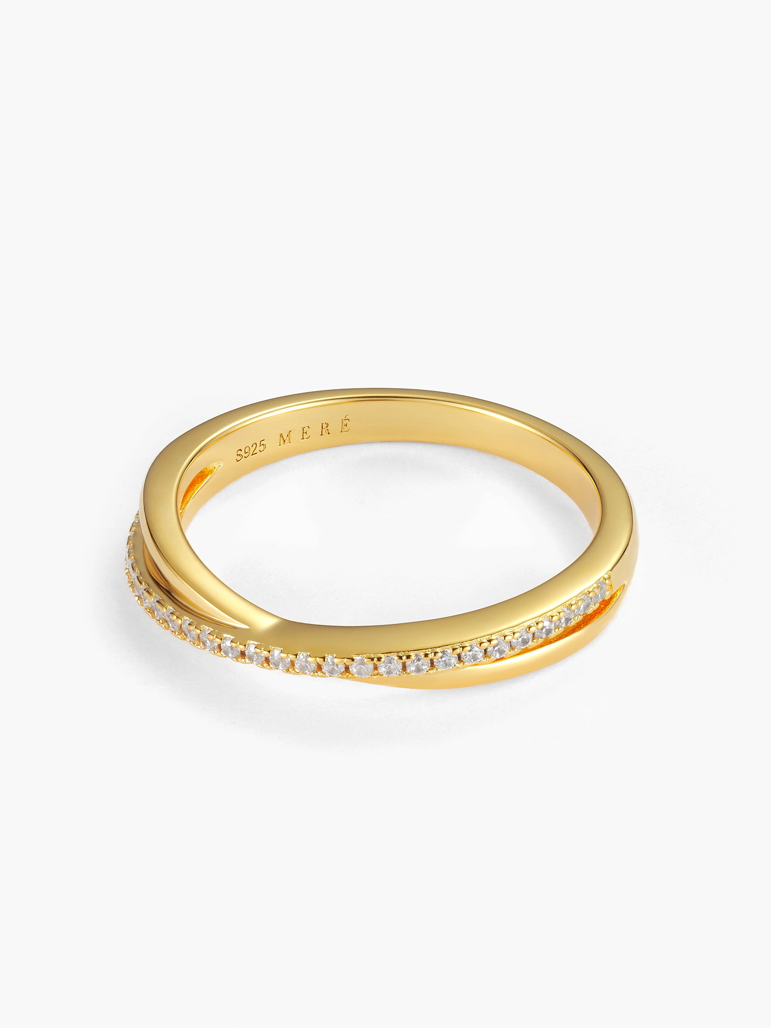 Mila Pavé Band Ring